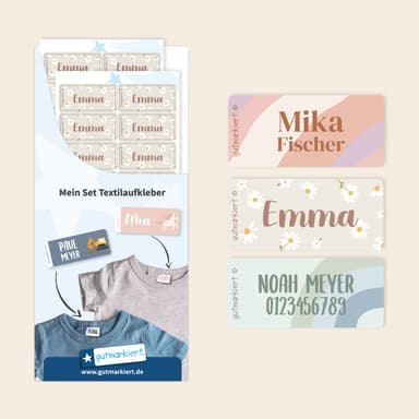 Design Textilaufkleber