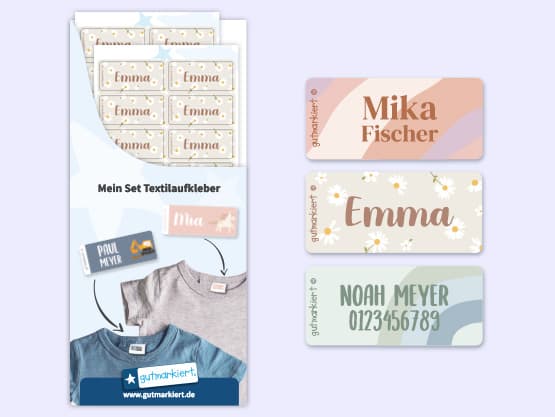 Design Textilaufkleber
