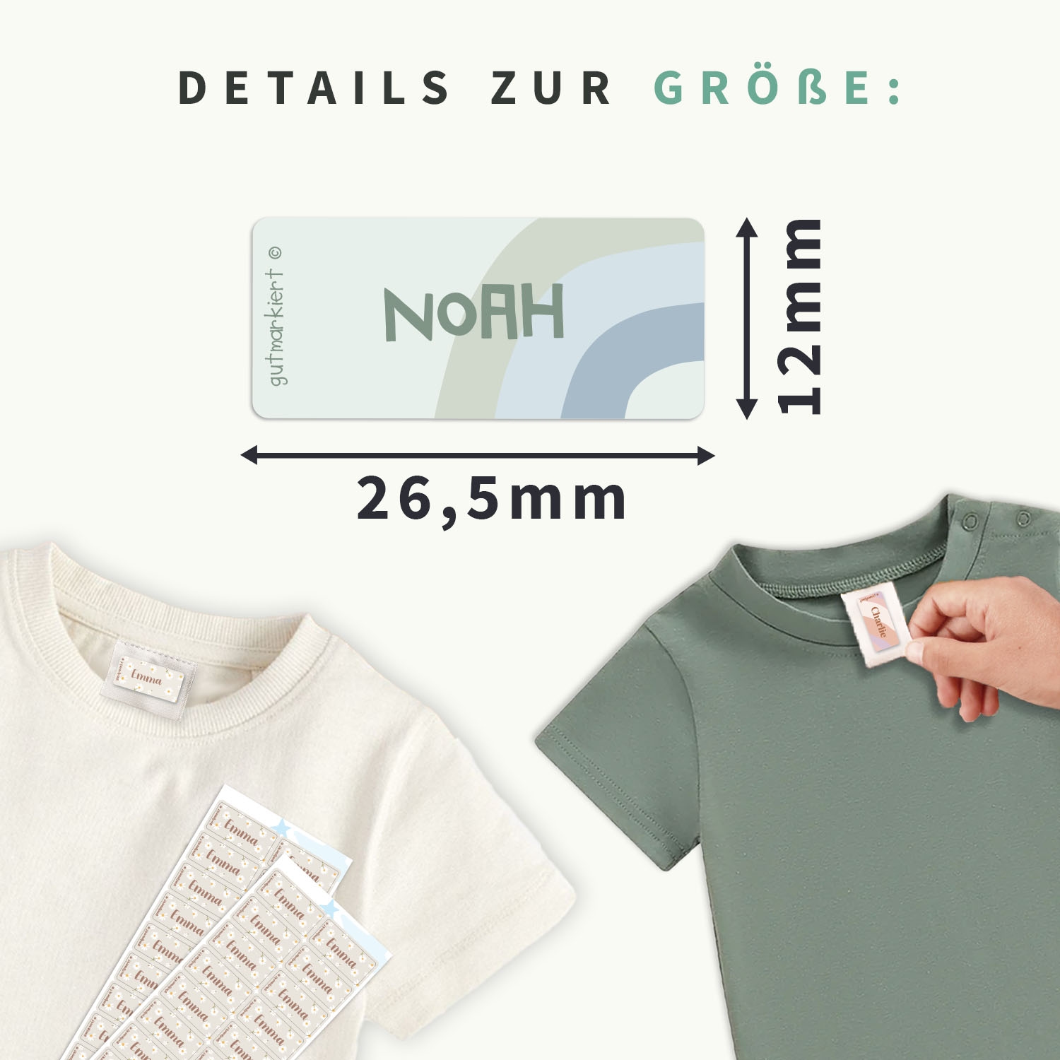 Design Textilaufkleber
