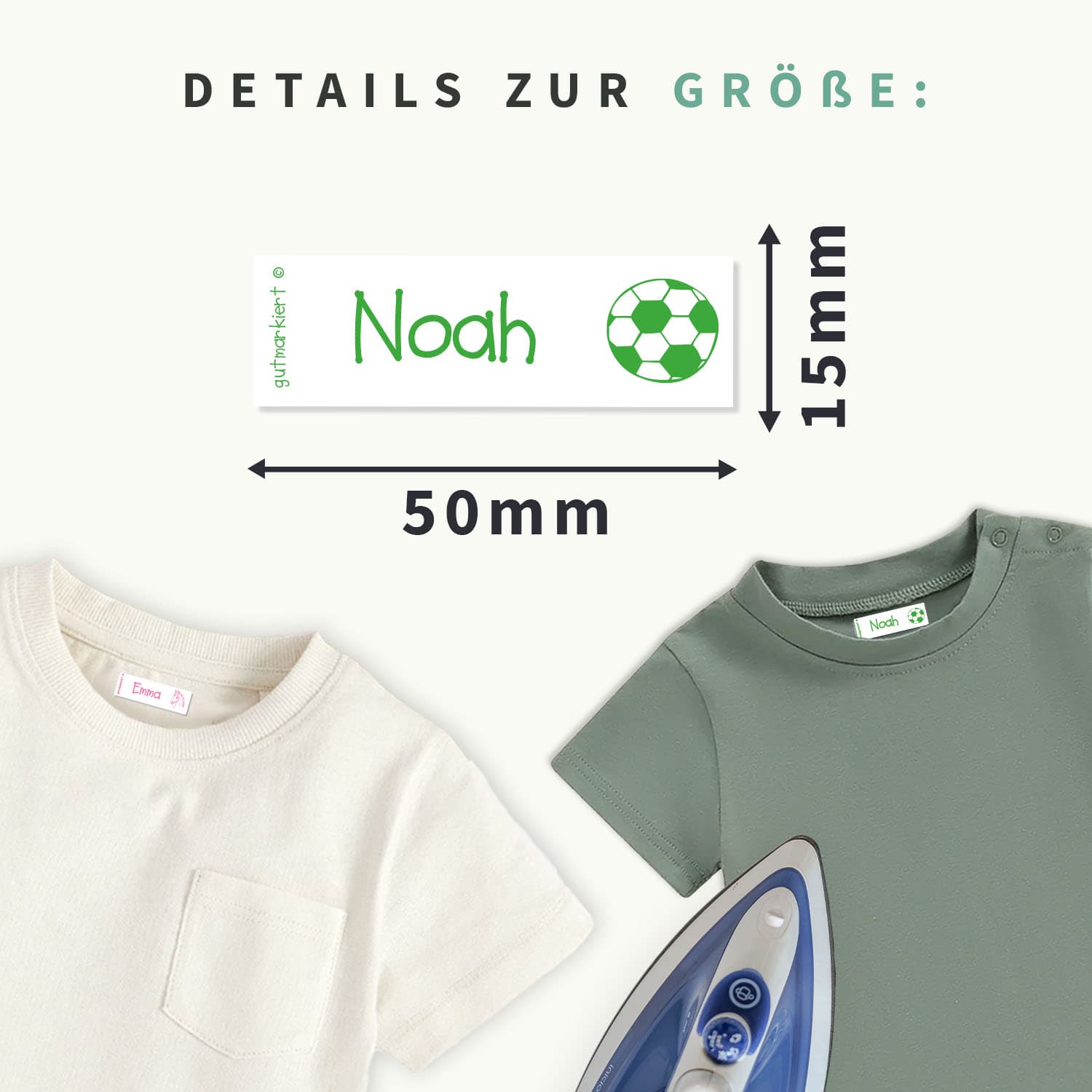 Bügeletiketten