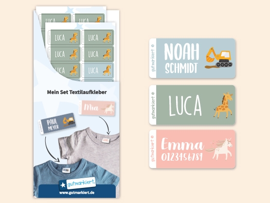 Thema Textilaufkleber