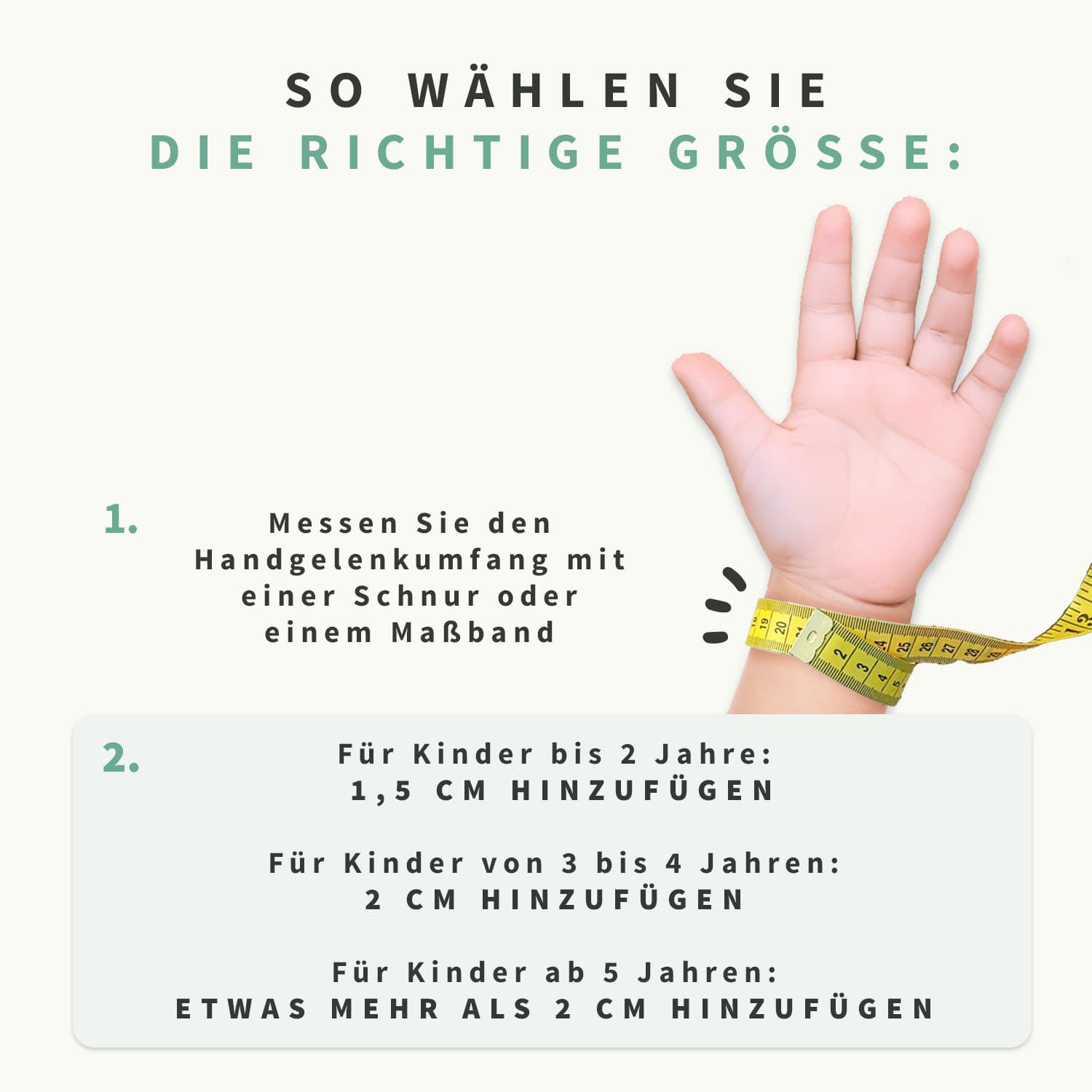 SOS-Armband Kind