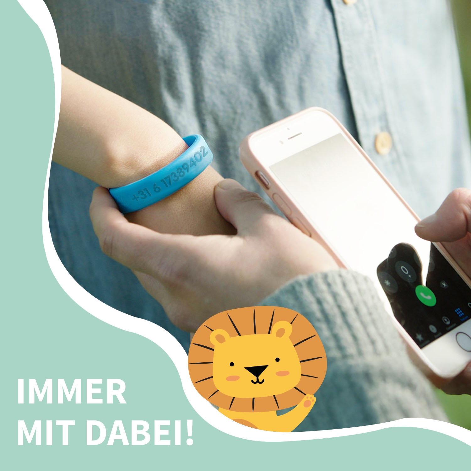 SOS-Armband Kind