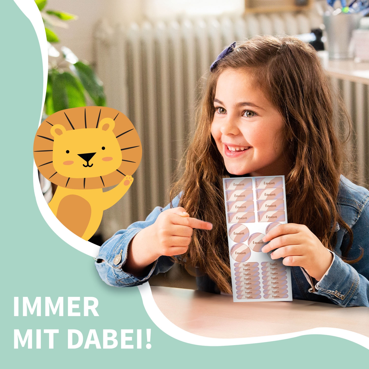 Namensaufkleber Vorteilspaket - Design